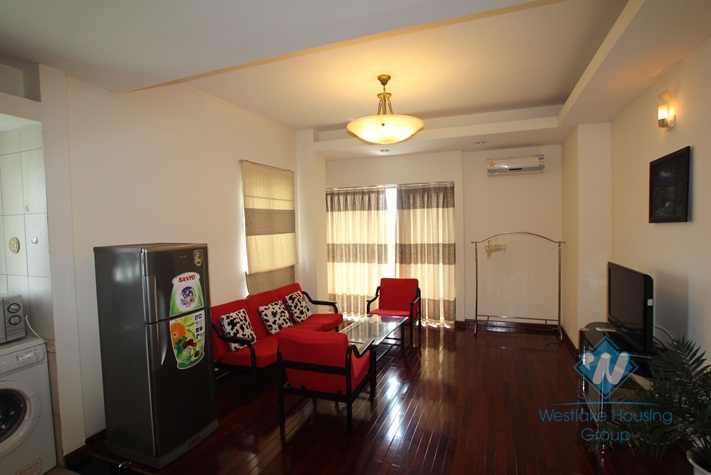 Nice view one bedroom apartment for rent on Au Co street, Tay Ho, Hanoi